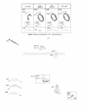 Alternator Ignition Wires Diagram and Parts List for 28M706-1031-E1  Briggs and Stratton Engine